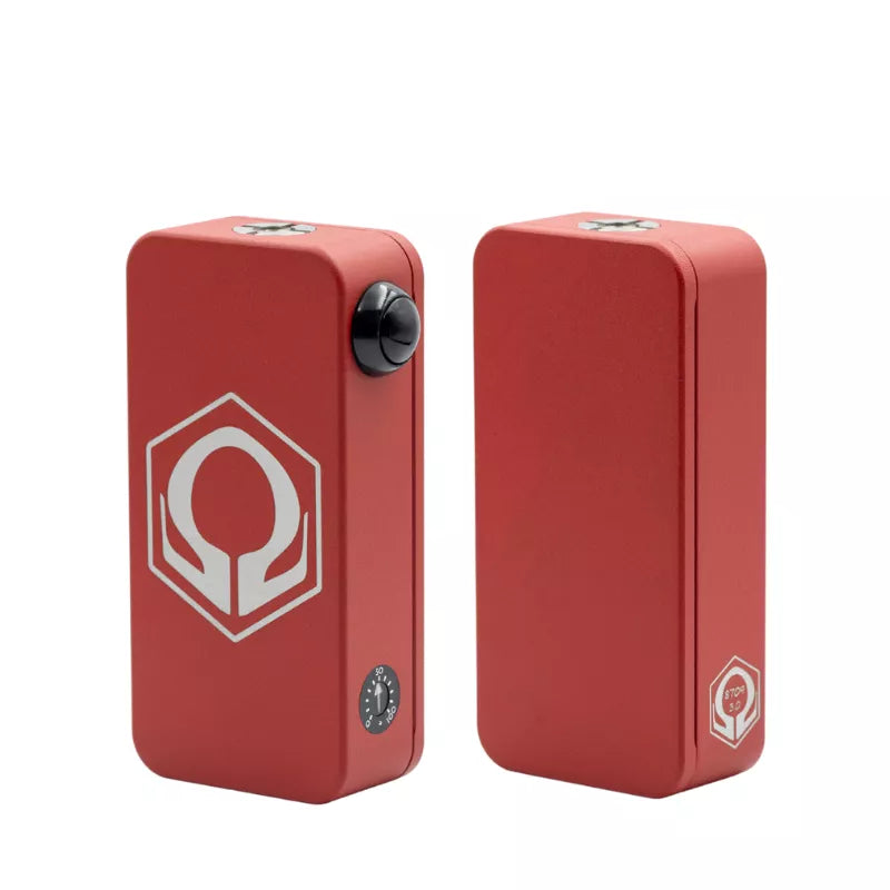 HexOhm V3.0 Mod By Craving Vapor in Red Powder Coating.