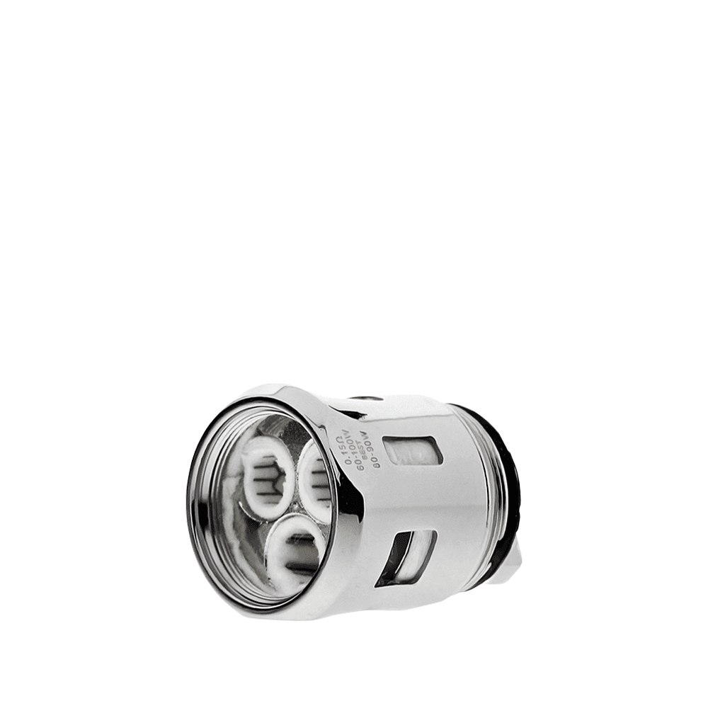 HorizonTech Falcon Legend replacement coil with a metallic finish, shown on a white background.