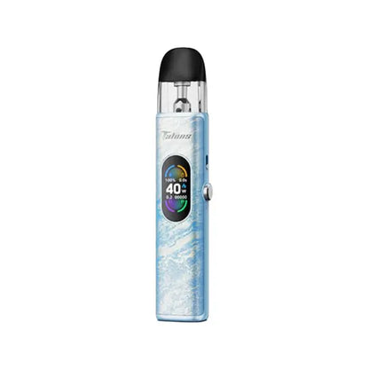 HorizonTech Talons 3 Pod Vape Kit in Ice Snow Blue with digital display and sleek design.