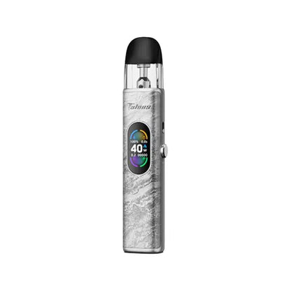 HorizonTech Talons 3 pod vape kit in metallic silver with a digital display.