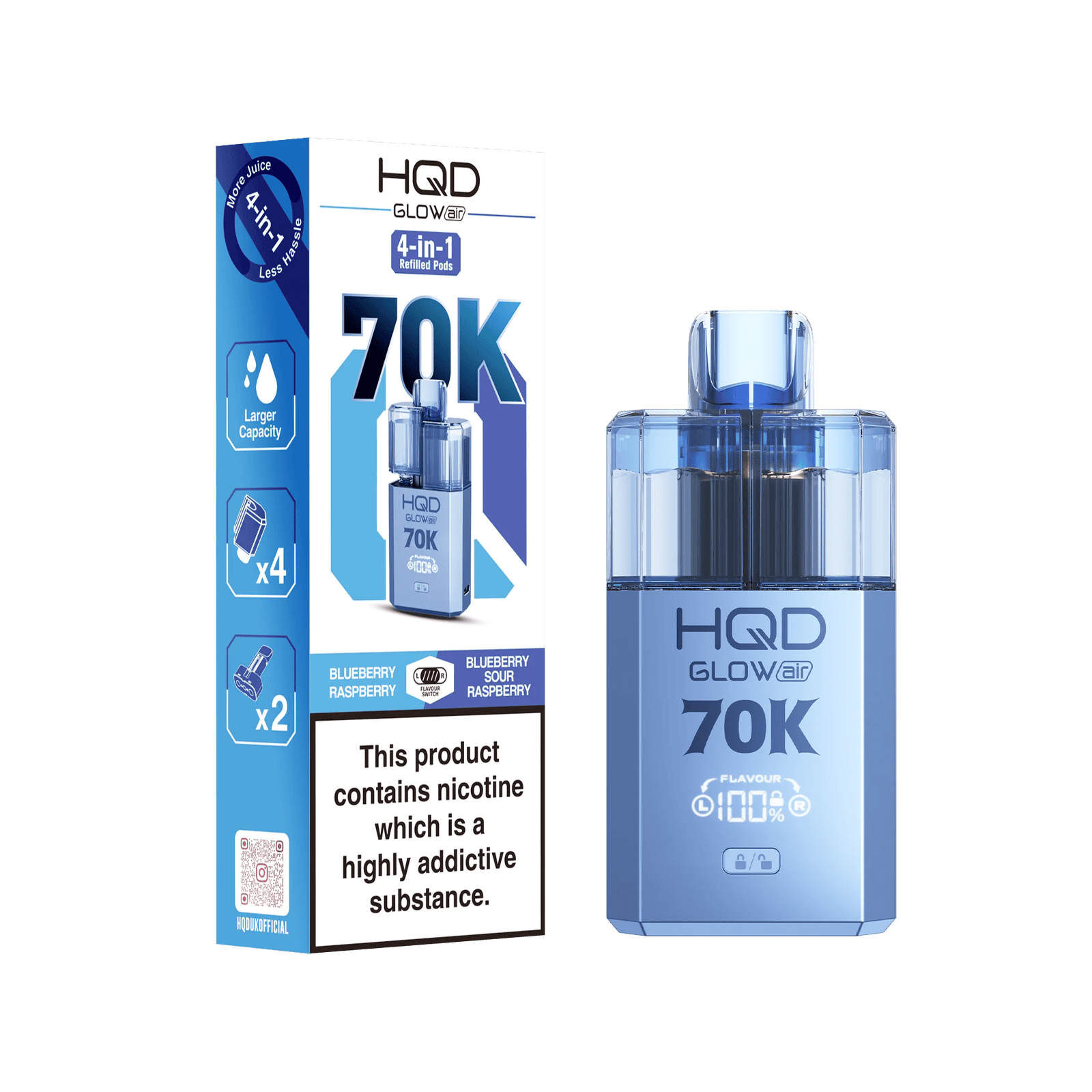 hqd refillable pods HQD Click Pro 30k Disposable Vape – HQD Tech USA main image 0