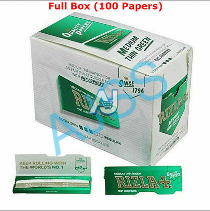 Rizla Green Standard Cigarette Rolling Papers - 100% Genuine Original