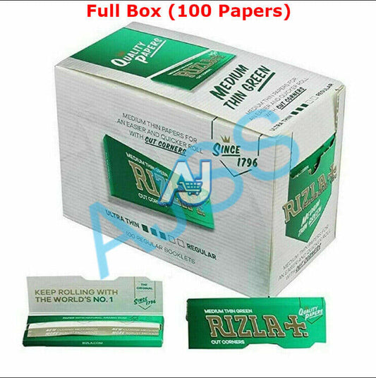 Rizla Green Standard Cigarette Rolling Papers - 100% Genuine Original