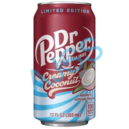 Dr Pepper Creamy Coconut Limited Edition Cans 12oz (355ml) - 12-Pack