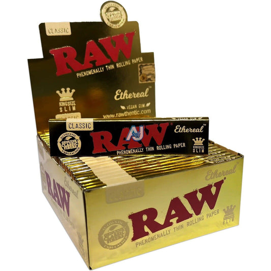 RAW Ethereal Thin King Size Rolling Papers - RAWthentic