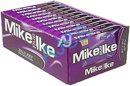 Mike & Ike Theatre Box Jolly Joe's Grape Candy 141g (Pack of 12)