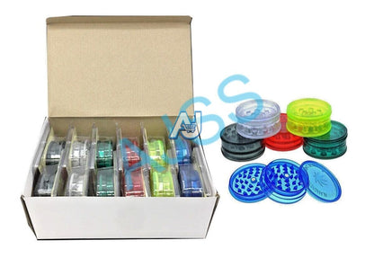 Genuine No.1 3-Part Magnetic Plastic Grinder with Shark Teeth & Storage