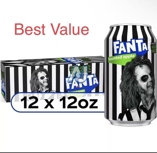 FANTA US Haunted Apple x Beetlejuice 355ml 12 pack Best Value