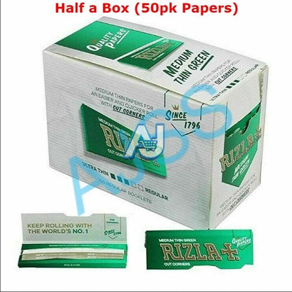 Rizla Green Standard Cigarette Rolling Papers - 100% Genuine Original