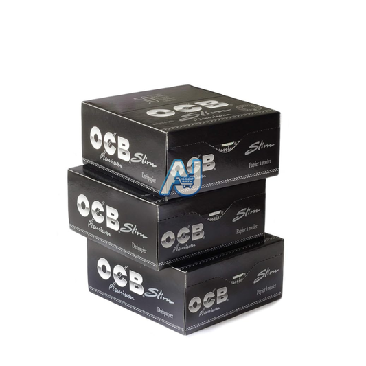 Full Box OCB Premium Black King Size Slim Rolling Papers