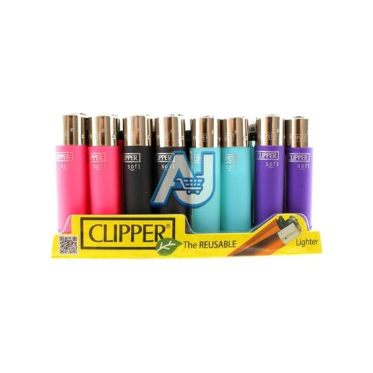 Clipper Soft Touch Lighter - Assorted