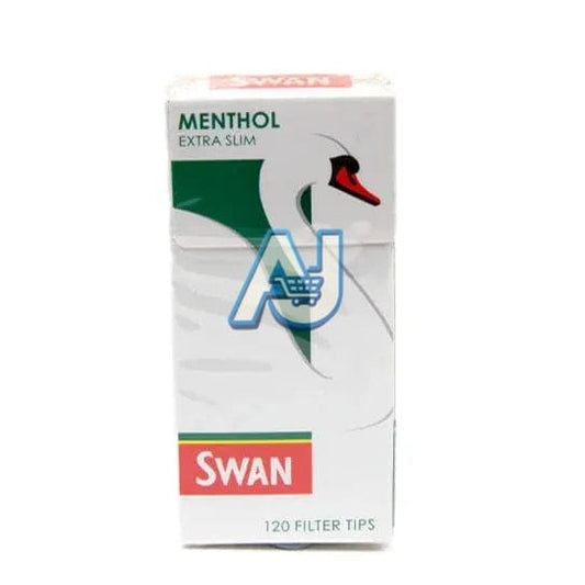 5 x Full Boxes Swan Menthol Extra Slim Filter Tips (12000 Menthol Tips) CHEAP