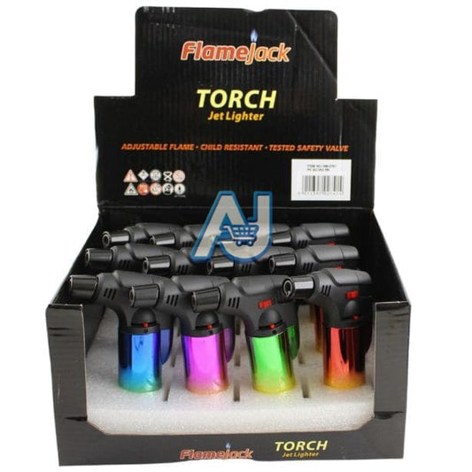 FlameJack Torch Jet Lighter - Assorted Colours