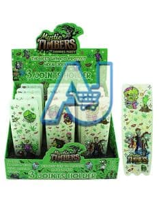 Mystic Timbers Zombies Party Triple Pre-Roll Case - Assorted Designs