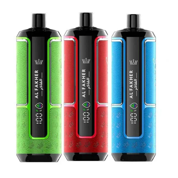 Al Fakher Crown Bar Hypermax 15k Puffs Prefilled Vape Box of 5, Aj Super Store