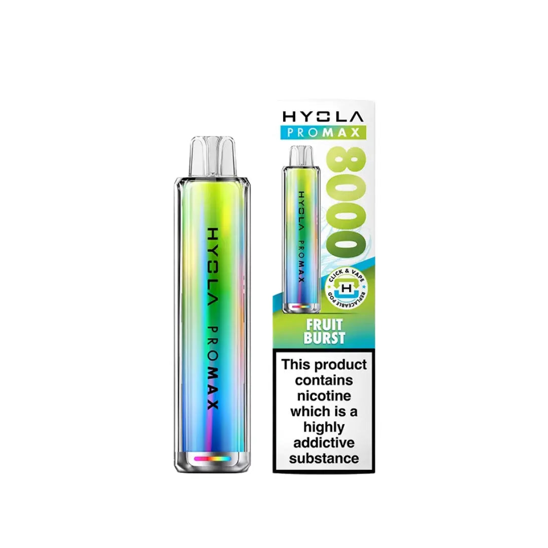 Hyola Pro Max 8000 Puff Vape Kit Fruit Burst Flavour 