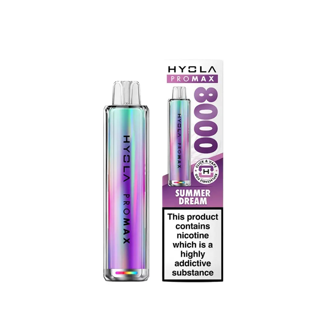 Hyola Pro Max 8000 Puff Vape Kit Summer Dream Flavour 