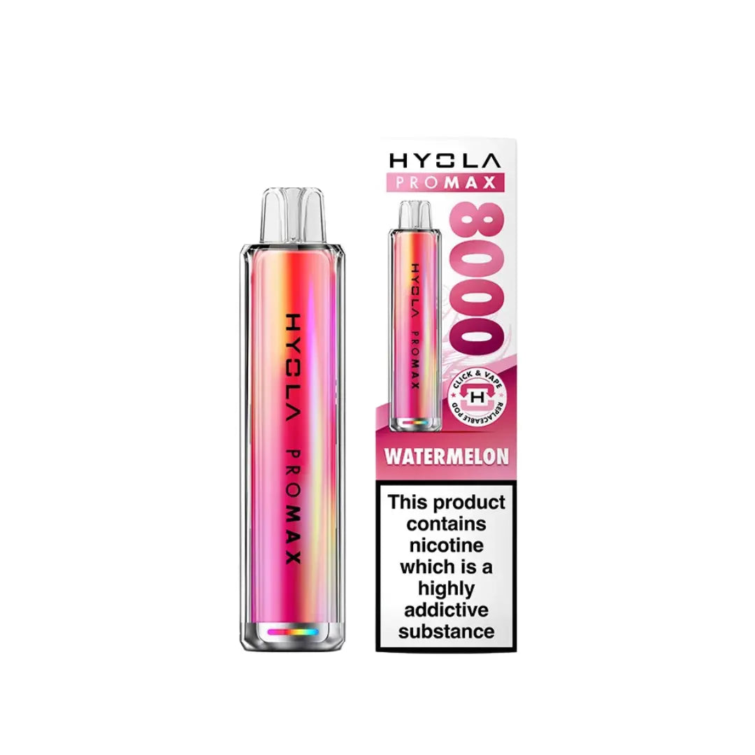Hyola Pro Max 8000 Puff Vape Kit Watermelon Flavour 