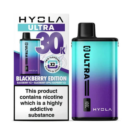 Hyola Ultra 30k Prefilled Pod Vape Kit Box of 5, Blackberry Edition