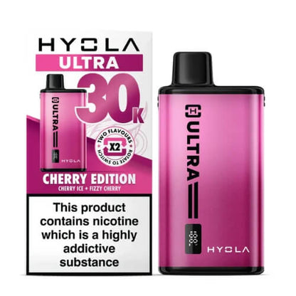 Hyola Ultra 30k Prefilled Pod Vape Kit Box of 5, Cherry Edition