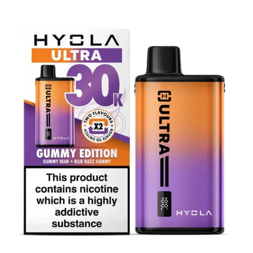 Hyola Ultra 30k Prefilled Pod Vape Kit Box of 5, Gummy Edition