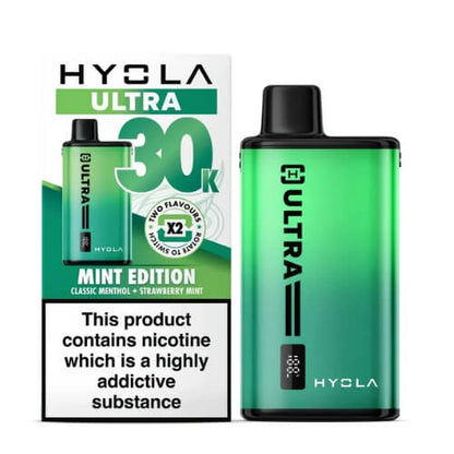 Hyola Ultra 30k Prefilled Pod Vape Kit Box of 5, Mint Edition