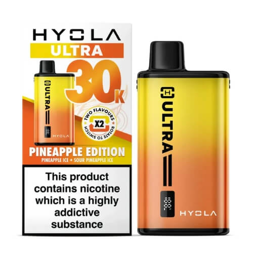 Hyola Ultra 30k Prefilled Pod Vape Kit Box of 5, Pineapple Edition
