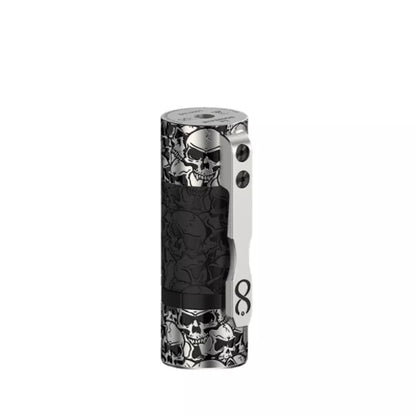 Hyperion V2 Mech Mod by ThunderCloud X Inifinite Mods in Silver Brass Black Colour Pattern