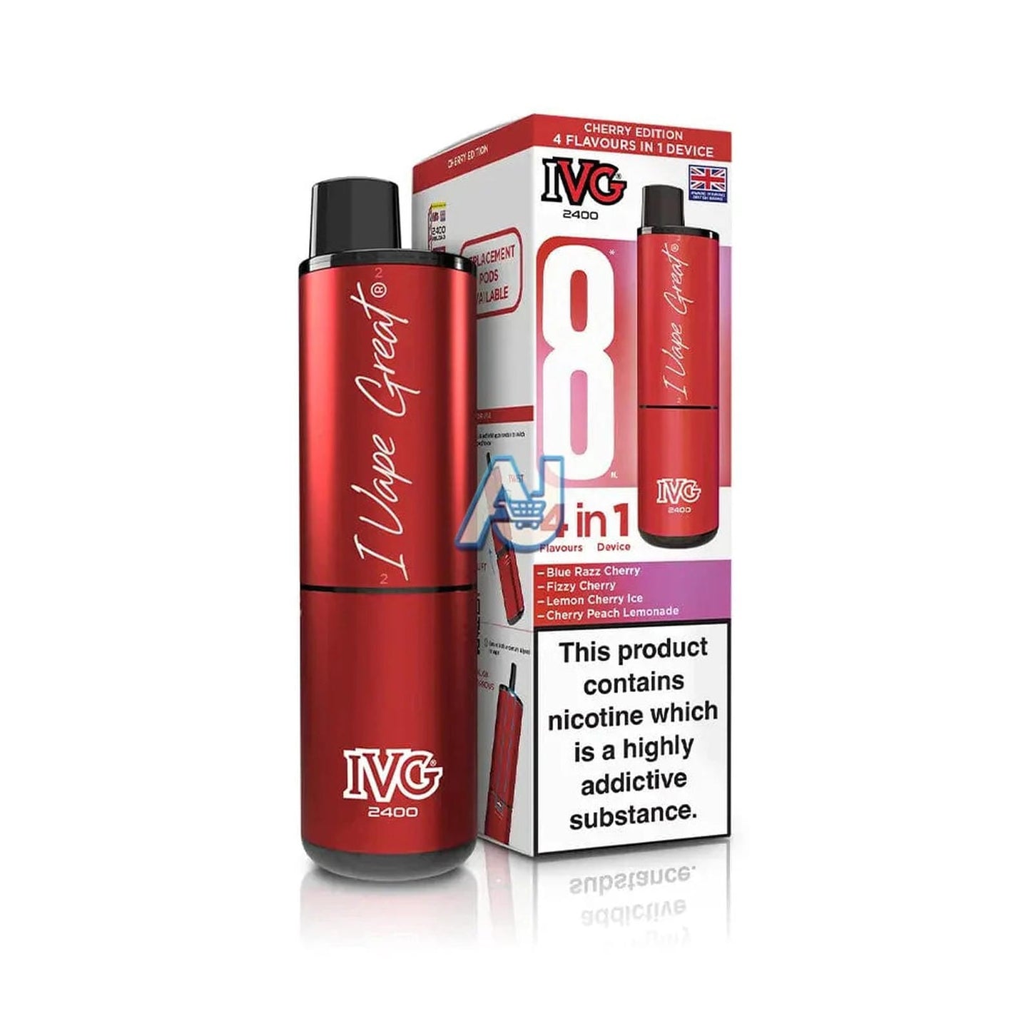 IVG 2400 Prefilled Pod Kit, Citrus Edition