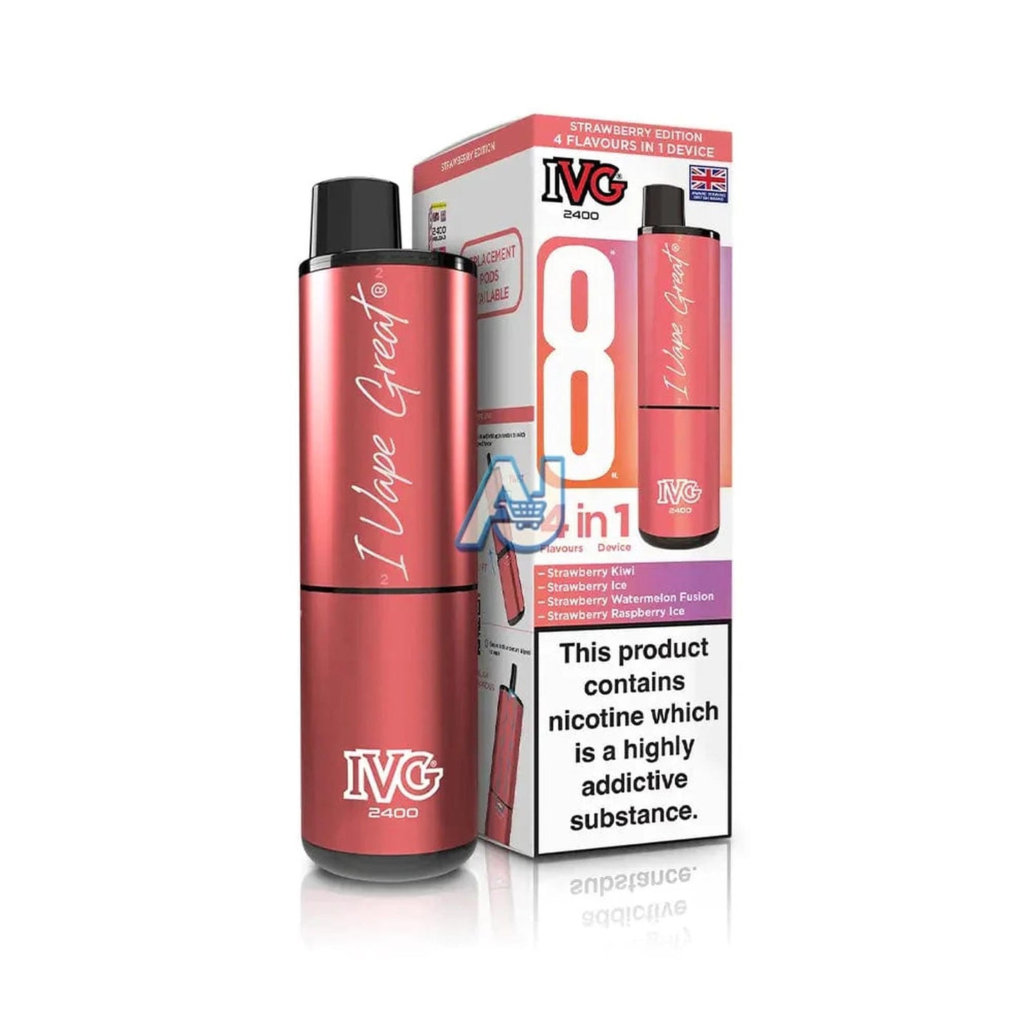 IVG 2400 Prefilled Pod Kit, Cola Edition