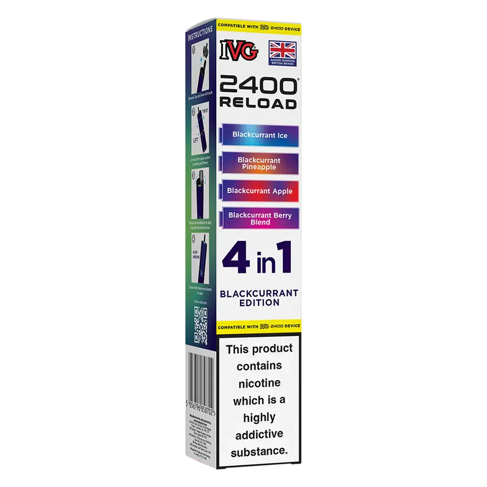 IVG 2400 4in1 Multi Flavour Edition Prefilled Pods
