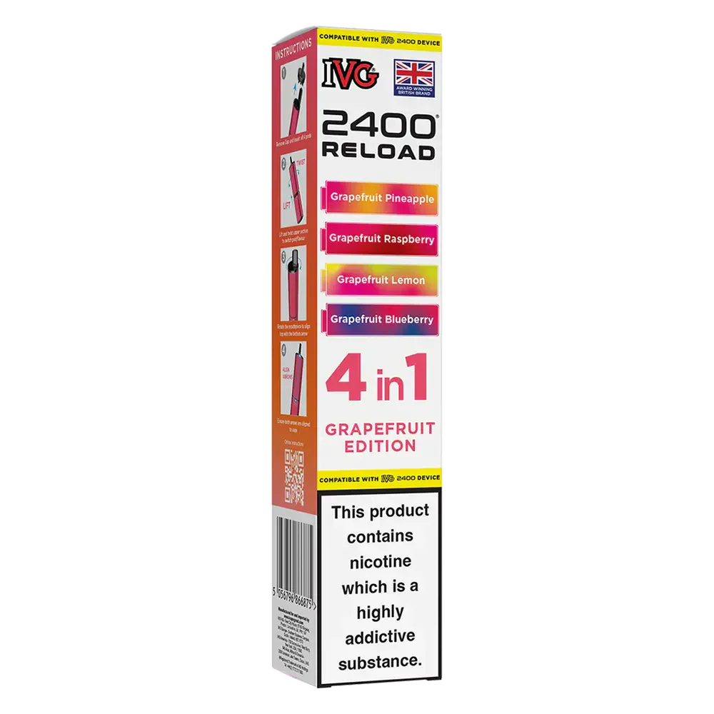 IVG 2400 4in1 Multi Flavour Edition Prefilled Pods