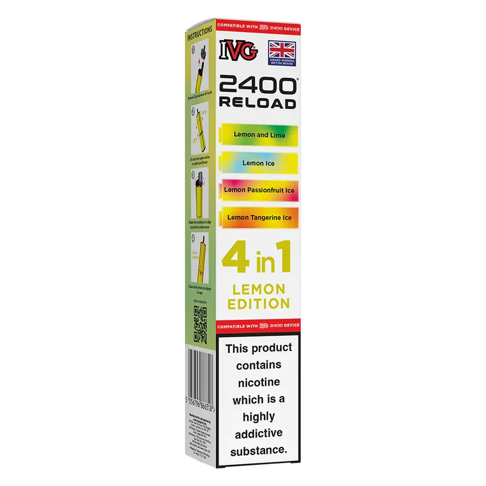 IVG 2400 4in1 Multi Flavour Edition Prefilled Pods