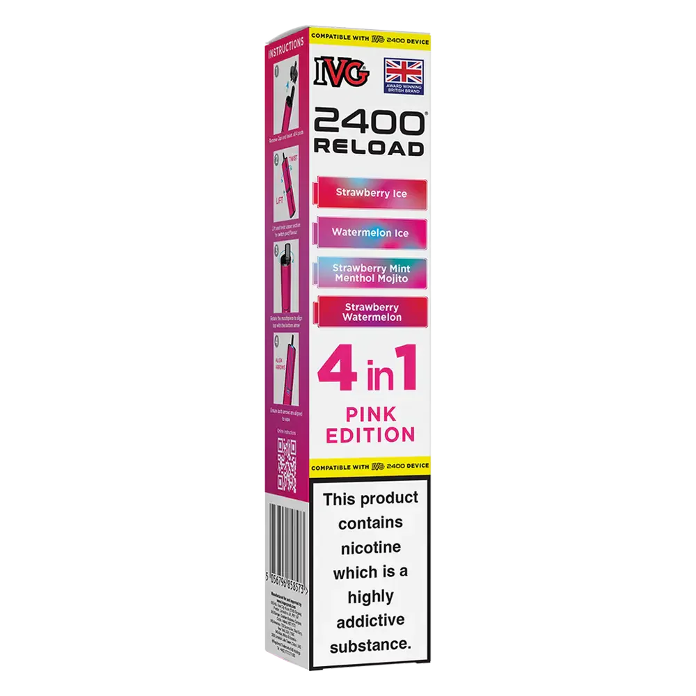 IVG 2400 4in1 Multi Flavour Edition Prefilled Pods