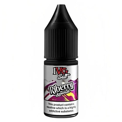 IVG Nic Salt 10ml Pack of 10 Available In Ribbery Lemonade Flavour