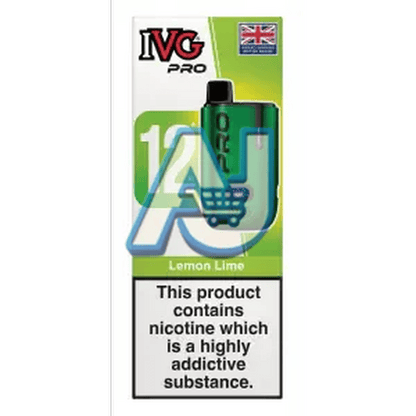 IVG Pro 12 Prefilled Pod Kit, Lemon Lime Flavor