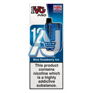 IVG Pro 12 Prefilled Pod Kit, Blue Raspberry Ice Flavor