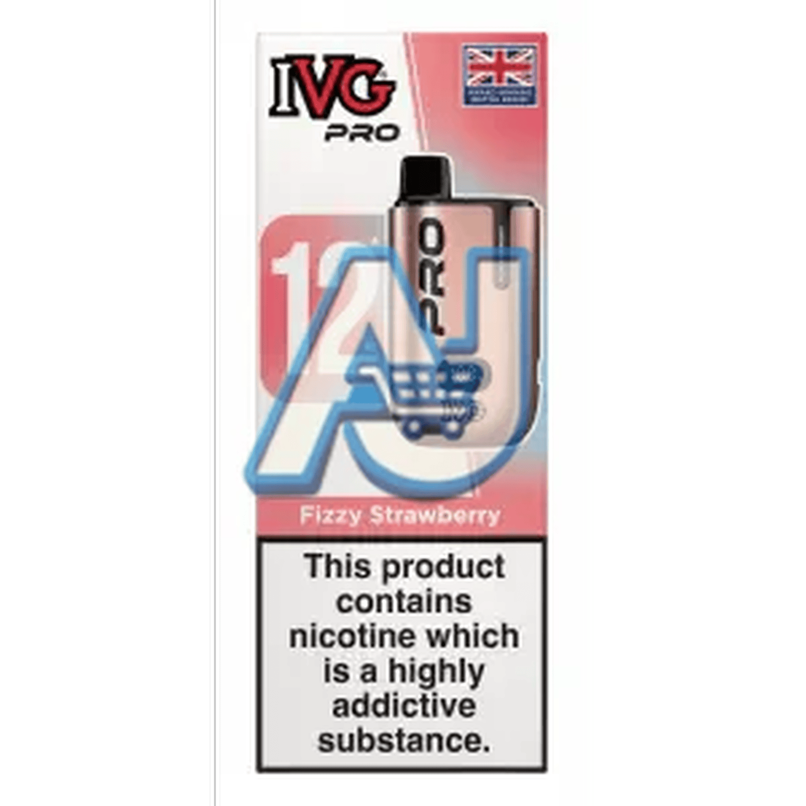 IVG Pro 12 Prefilled Pod Kit, Fizzy Strawberry Flavor