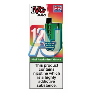 IVG Pro 12 Prefilled Pod Kit, Kiwi Passion Fruit Guava Flavor