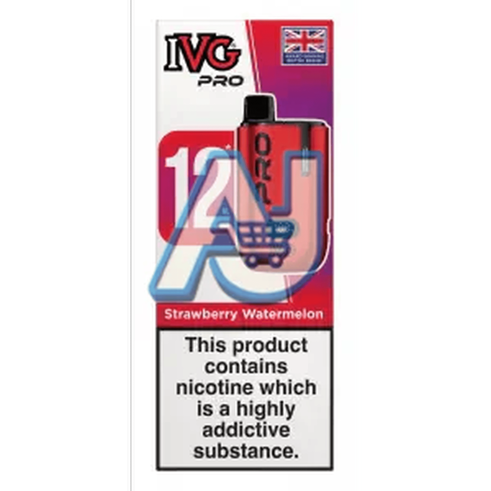 IVG Pro 12 Prefilled Pod Kit, Strawberry Watermelon Flavor