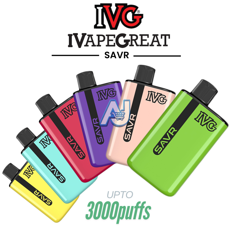 Ivg Savr 3K Prefilled Pod Vape Kit, Aj Super Store