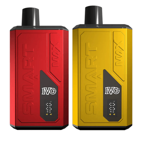 IVG Smart Max 10000 Prefilled Pod Vape Kit Box of 5, Banana Ice, Fizzy Cherry Flavour