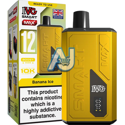 IVG Smart Max Prefilled Pod Kit, Banana Ice Flavor