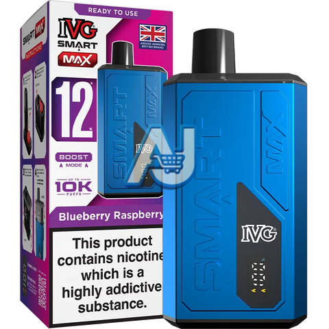 IVG Smart Max Prefilled Pod Kit, Blueberry Raspberry Flavor