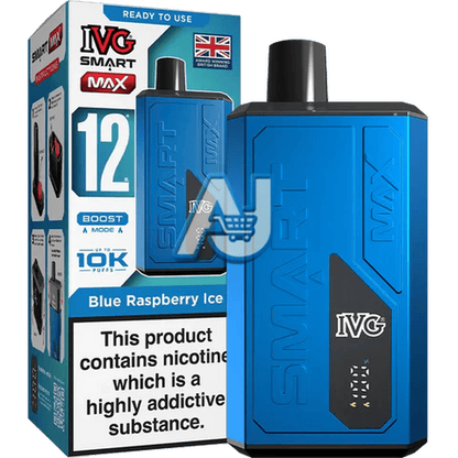 IVG Smart Max Prefilled Pod Kit, Blue Raspberry Ice Flavor