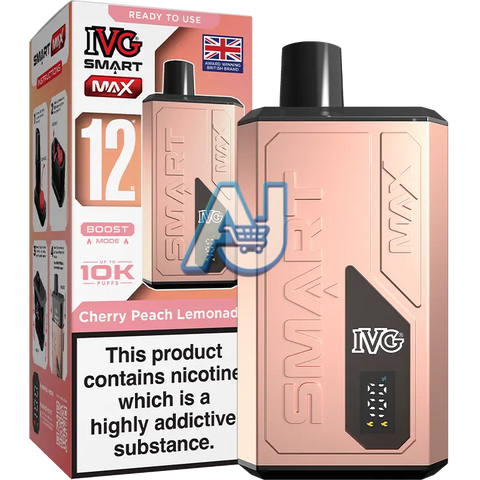 IVG Smart Max Prefilled Pod Kit, Cherry Peach Lemonade Flavor