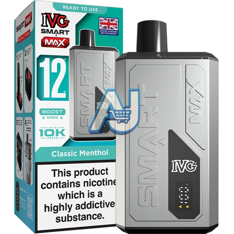 IVG Smart Max Prefilled Pod Kit, Classic Menthol Flavor