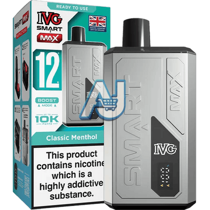 IVG Smart Max Prefilled Pod Kit, Classic Menthol Flavor