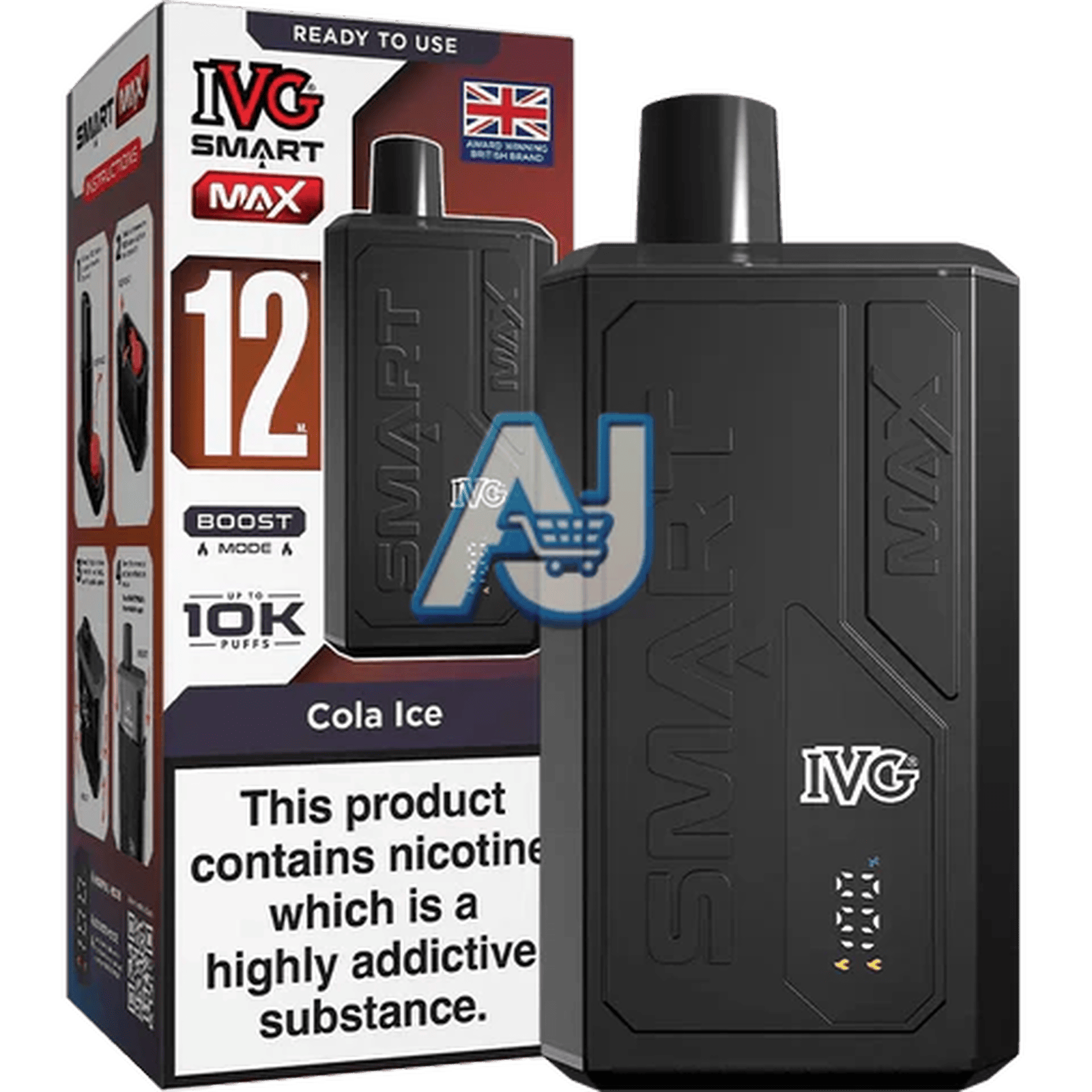 IVG Smart Max Prefilled Pod Kit, Cola Ice Flavor