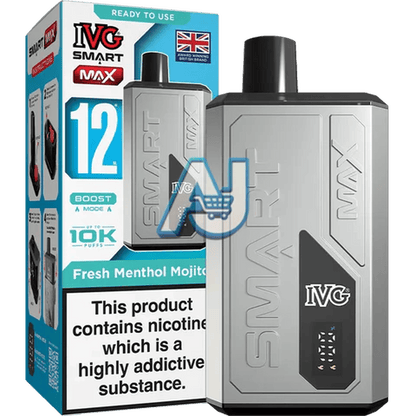 IVG Smart Max Prefilled Pod Kit, Fresh Menthol Mojito Flavor